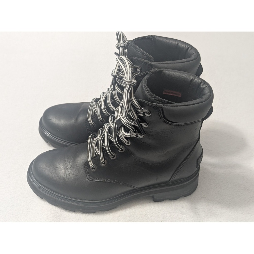 Sorel Boots Women's Black Lennox Lace-Up‎ Shoes Size 7 Combat Gorpcore Grunge